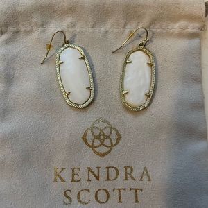 Kendra Scott earrings- white